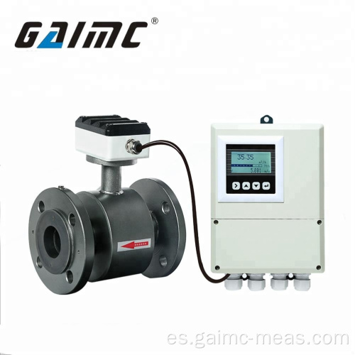 pulpa slurry ss304 sensor de agua medidor de flujo magnético